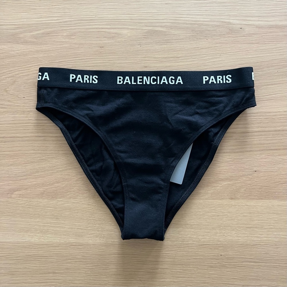 Balenciaga stretch cotton jersey brief panty
